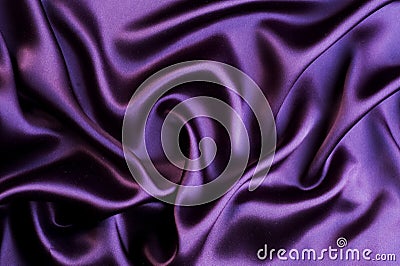 Violet Silk Stock Photo