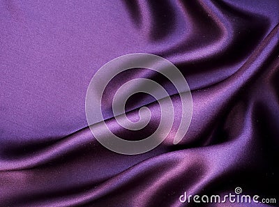 Violet Silk Stock Photo