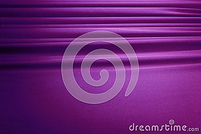 Violet silk curtain background Stock Photo