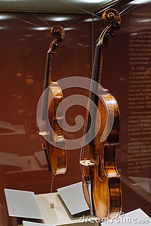 Violin, Antonio Stradivary, Cremona, Italy, 1707 Stock Photo