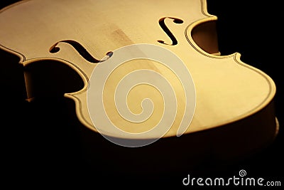 Violin body Stock Photo