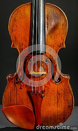 Violin Body historic musical instrument Stock Photo