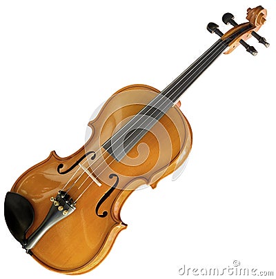 Violin cutout Stock Photo