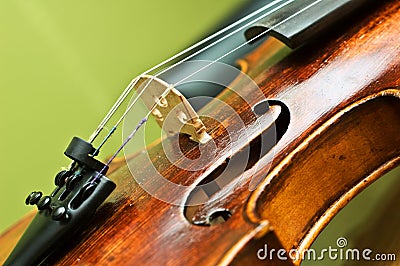 Violin detail Stock Photo