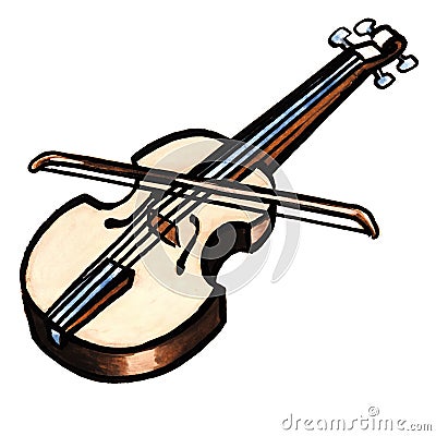 Violin instrument Stock Photo