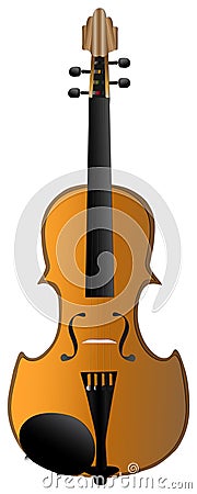 Violin instrument Vector Illustration