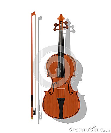 Violin Vector Illustration