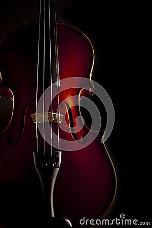 Violin Music Stock Photo