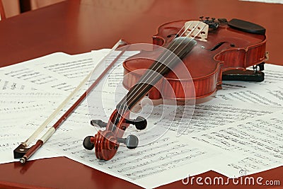 Violin Stock Photo