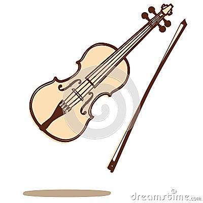 Violin vector Vector Illustration