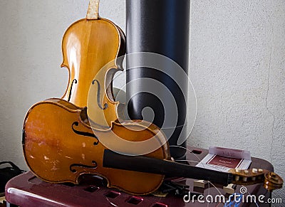 Violins Editorial Stock Photo