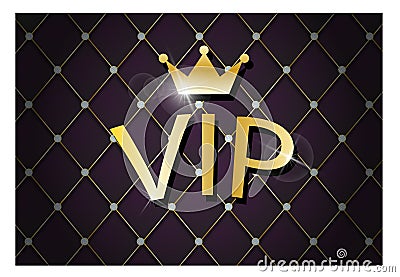 VIP abstract quilted background Vector Illustration
