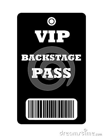 VIP Backstage pass Stock Photo