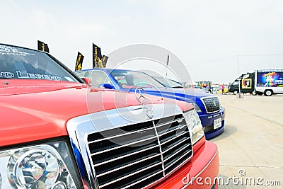 VIP Car Thailand car show meeting Editorial Stock Photo