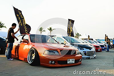 VIP Car Thailand car show meeting Editorial Stock Photo