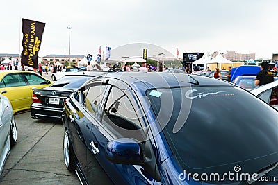 VIP Car Thailand car show meeting Editorial Stock Photo