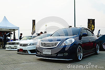 VIP Car Thailand car show meeting Editorial Stock Photo