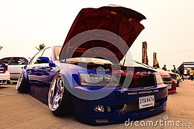 VIP Car Thailand car show meeting Editorial Stock Photo