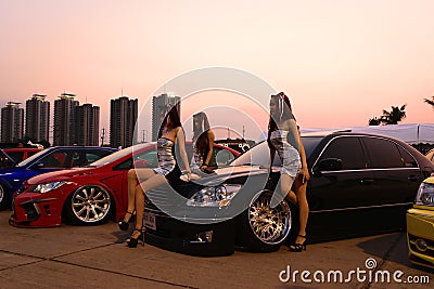 VIP Car Thailand car show meeting Editorial Stock Photo