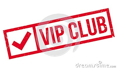 Vip Club rubber stamp Vector Illustration