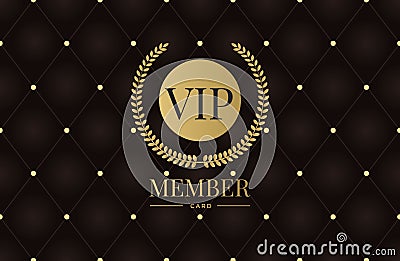 Vip golden luxury background, vector design illustration Vector Illustration