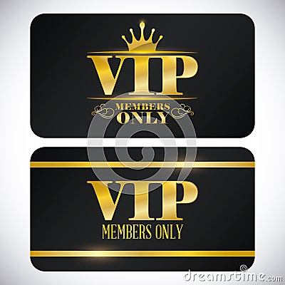 Vip member Cartoon Illustration