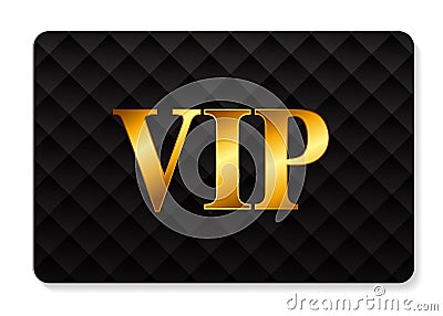 VIP Members Card Vector Illustration Vector Illustration