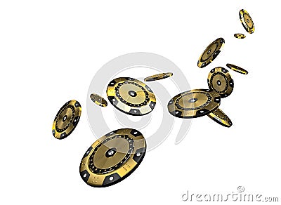 Vip poker chip Stock Photo