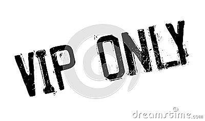 Vip Only rubber stamp Vector Illustration