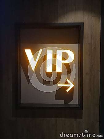 Vip sign Stock Photo