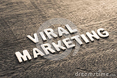 Viral Marketing Topic Stock Photo