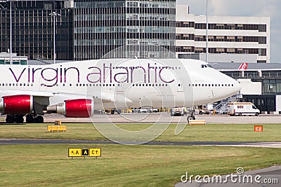 Virgin Atlantic Boeing 747 Editorial Stock Photo