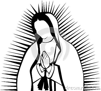 Virgin of Guadalupe Vector Illustration