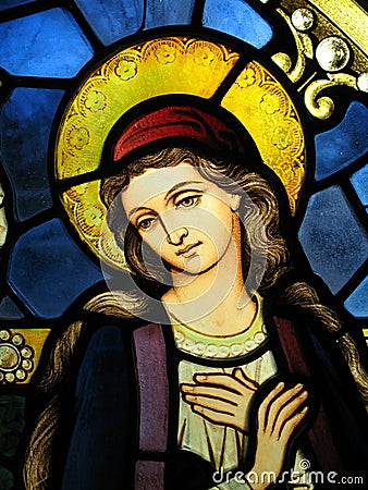 Virgin Mary Stock Photo