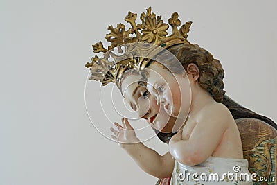 Virgin Mary with baby Jesus Stock Photo