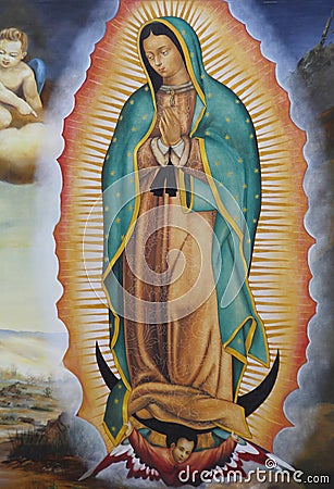 Virgin Mary Guadalupe II Stock Photo