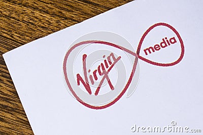 Virgin Media Logo Editorial Stock Photo