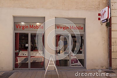 Virgin mobile shop Editorial Stock Photo