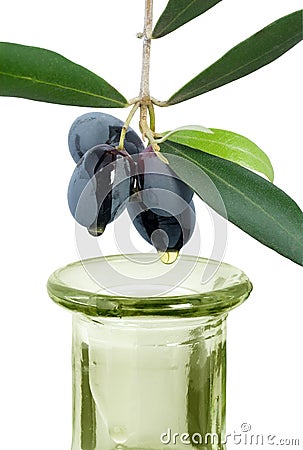 Virgin Olive Oil Stock Photo