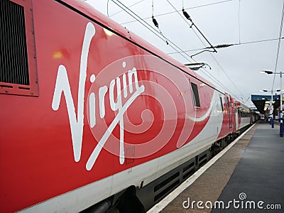 Virgin Trains East Coast Train Editorial Stock Photo