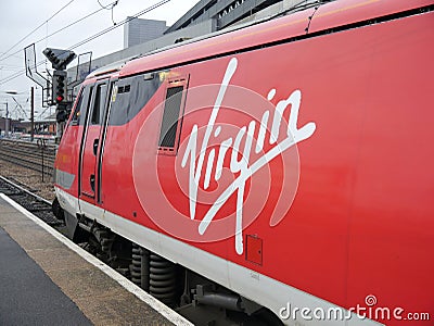Virgin Trains East Coast Train Editorial Stock Photo