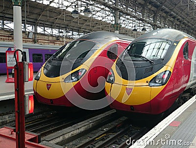 Virgin trains Editorial Stock Photo