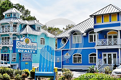 Virginia beach eastern shore real estate agency home Editorial Stock Photo
