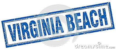 Virginia Beach stamp Vector Illustration