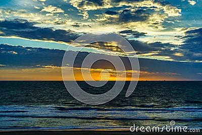 Virginia Beach Sunrise, Virginia Beach, Virginia Editorial Stock Photo