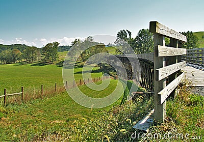 Virginia Creeper Trail Stock Photo