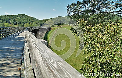 Virginia Creeper Trail Stock Photo