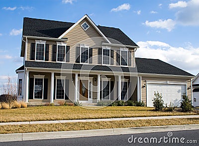 Virginia Home - Frederick County Stock Photo