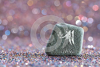 Virgo zodiac sign Stock Photo