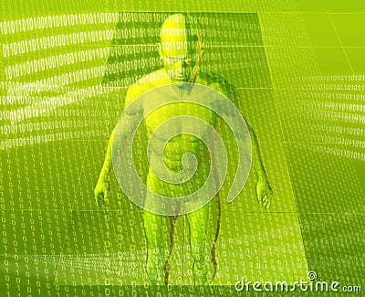 Virtual avatar Stock Photo